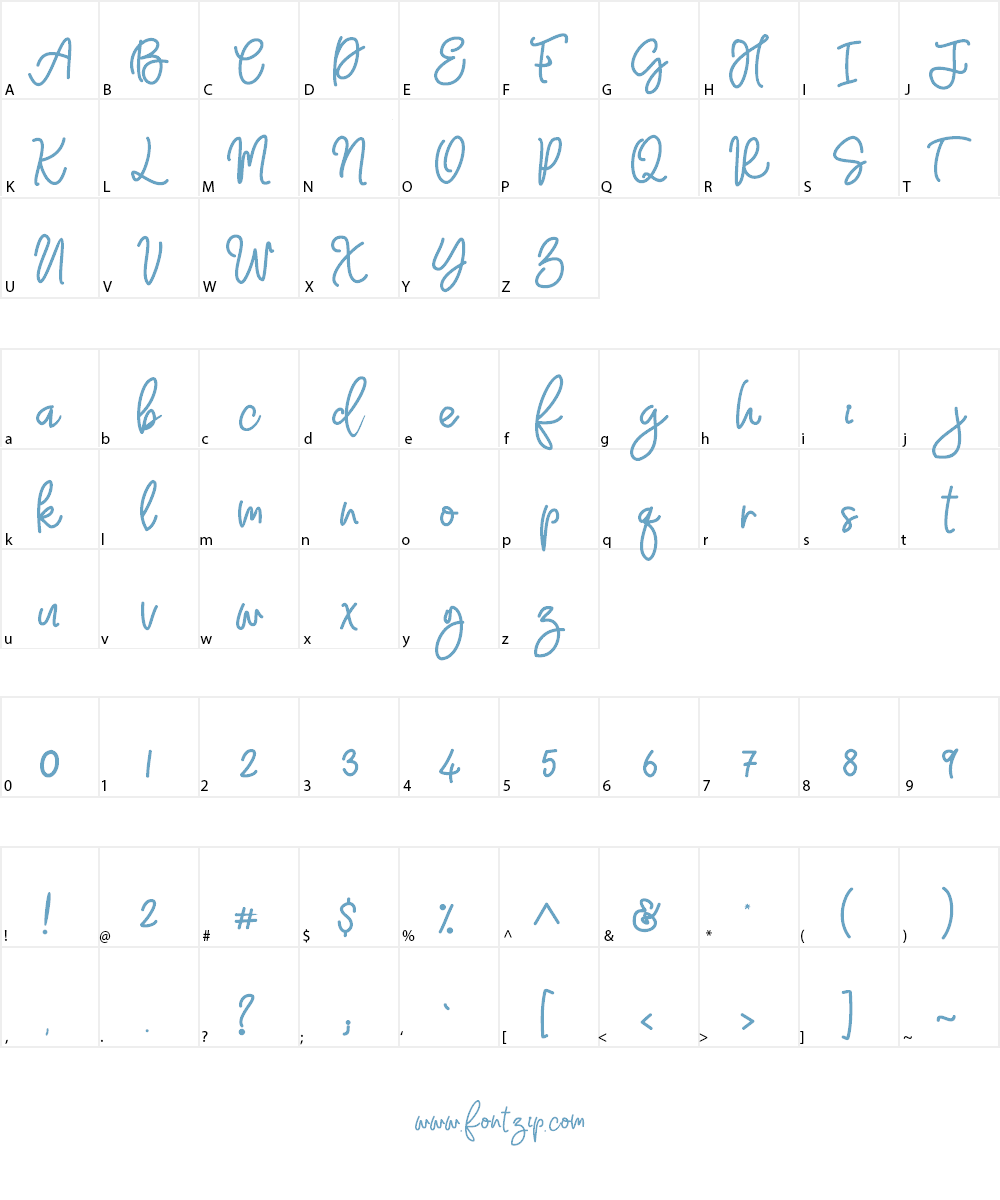 Adventure Dreamer Font Character
